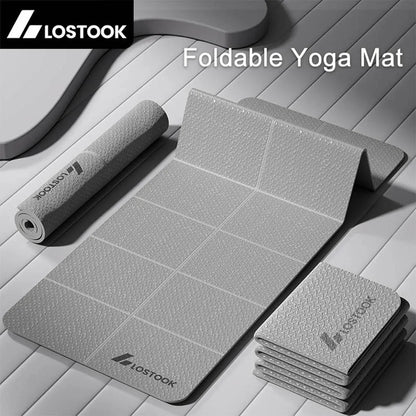 The Foldable TPE Travel Yoga Mat | Non-Slip Exercise Mat