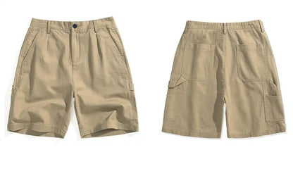 Men’s Cotton Herringbone Utility Short