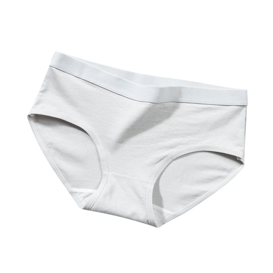 The Bauhaus Rhythm Set | Minimalist Mid-Rise Women's Cotton Briefs (3-Pack)