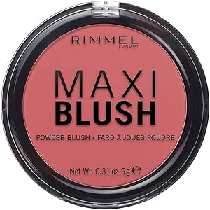 Rimmel London Maxi Blush Pigmented Powder Blusher, 9 g