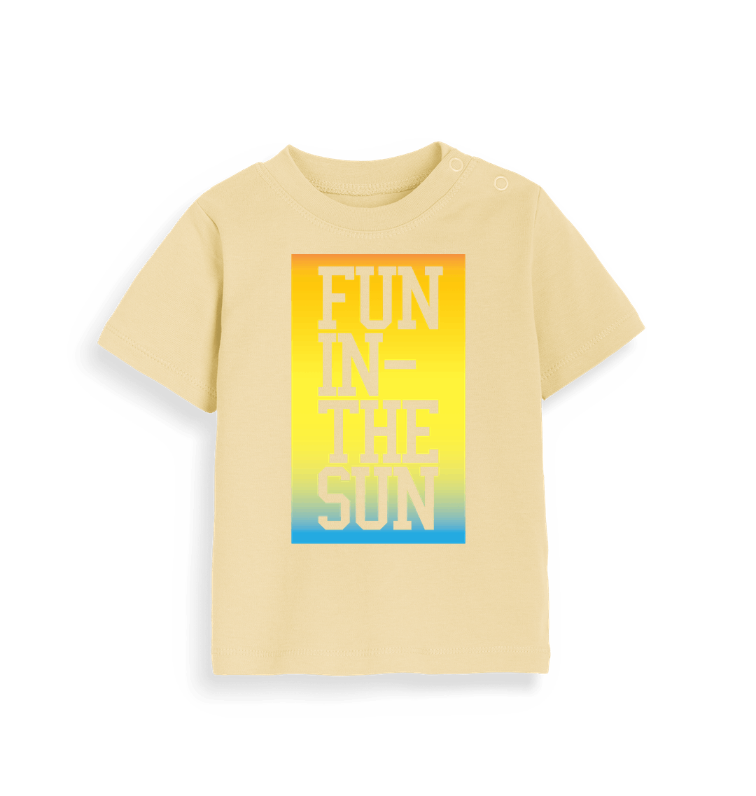 Soft Yellow Printed Kids T-Shirt