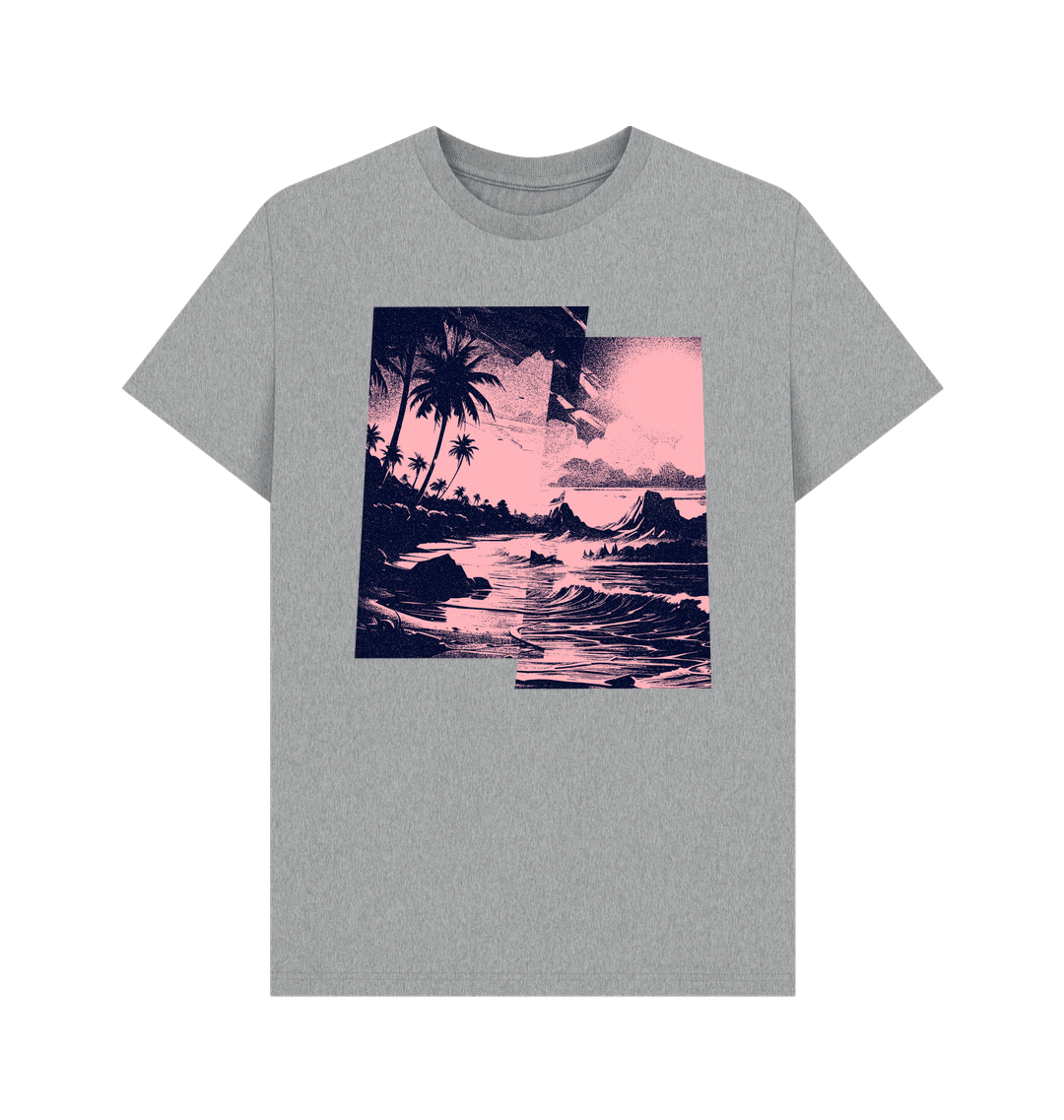 Athletic Grey Printed T-shirt