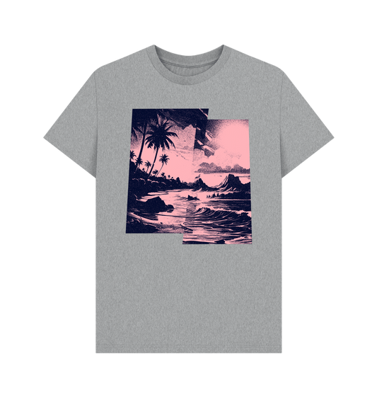 Athletic Grey Printed T-shirt
