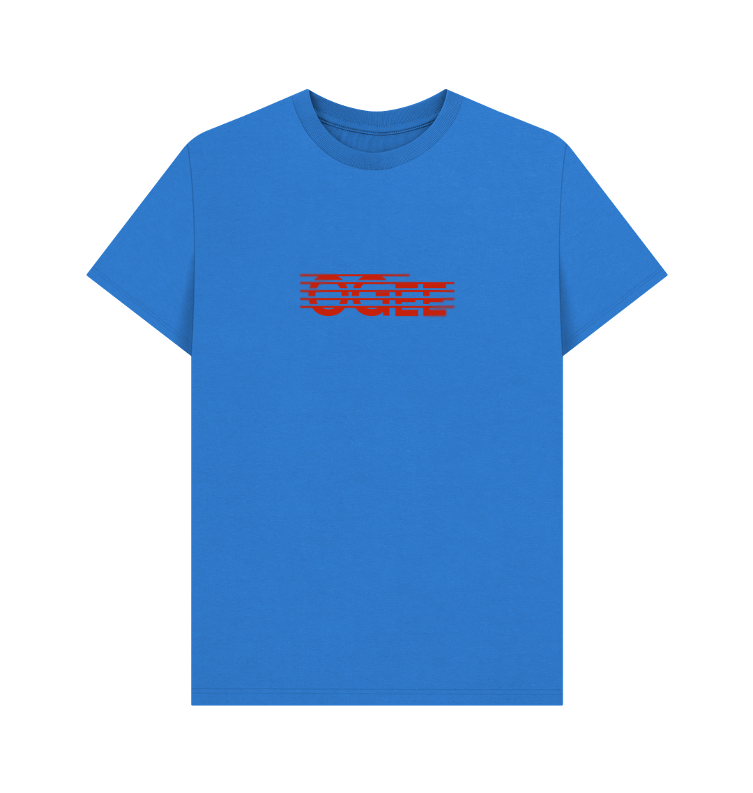 Bright Blue Printed T-shirt
