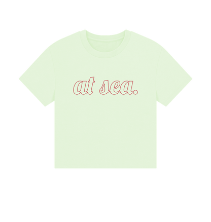 Pastel Green Printed T-shirt
