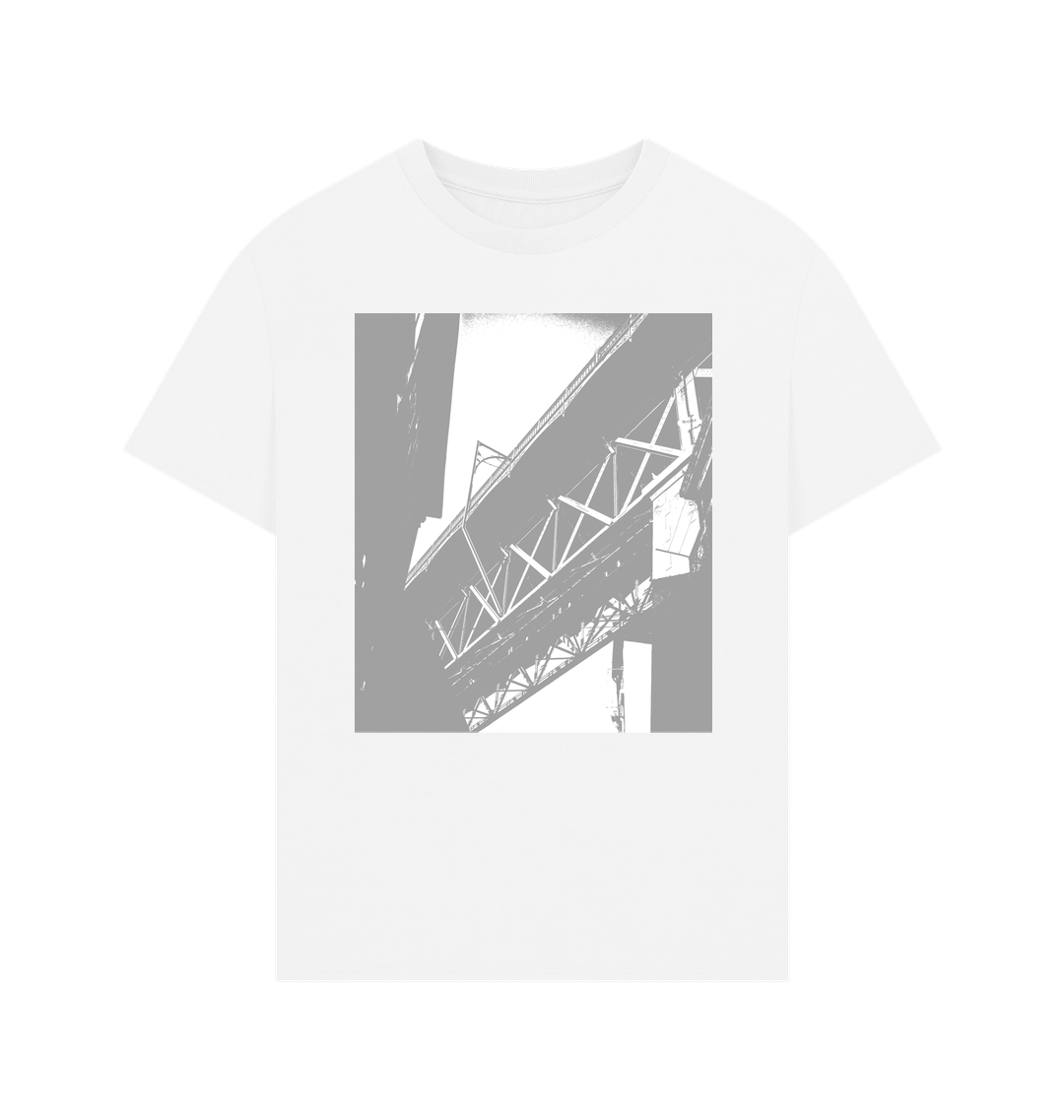 White Printed T-shirt Front
