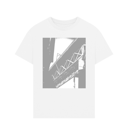 White Printed T-shirt Front