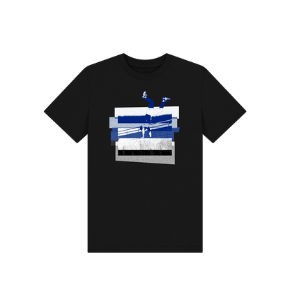 Black Printed Kids T-Shirt