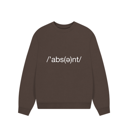 Chocolate Printed Sweater Front
