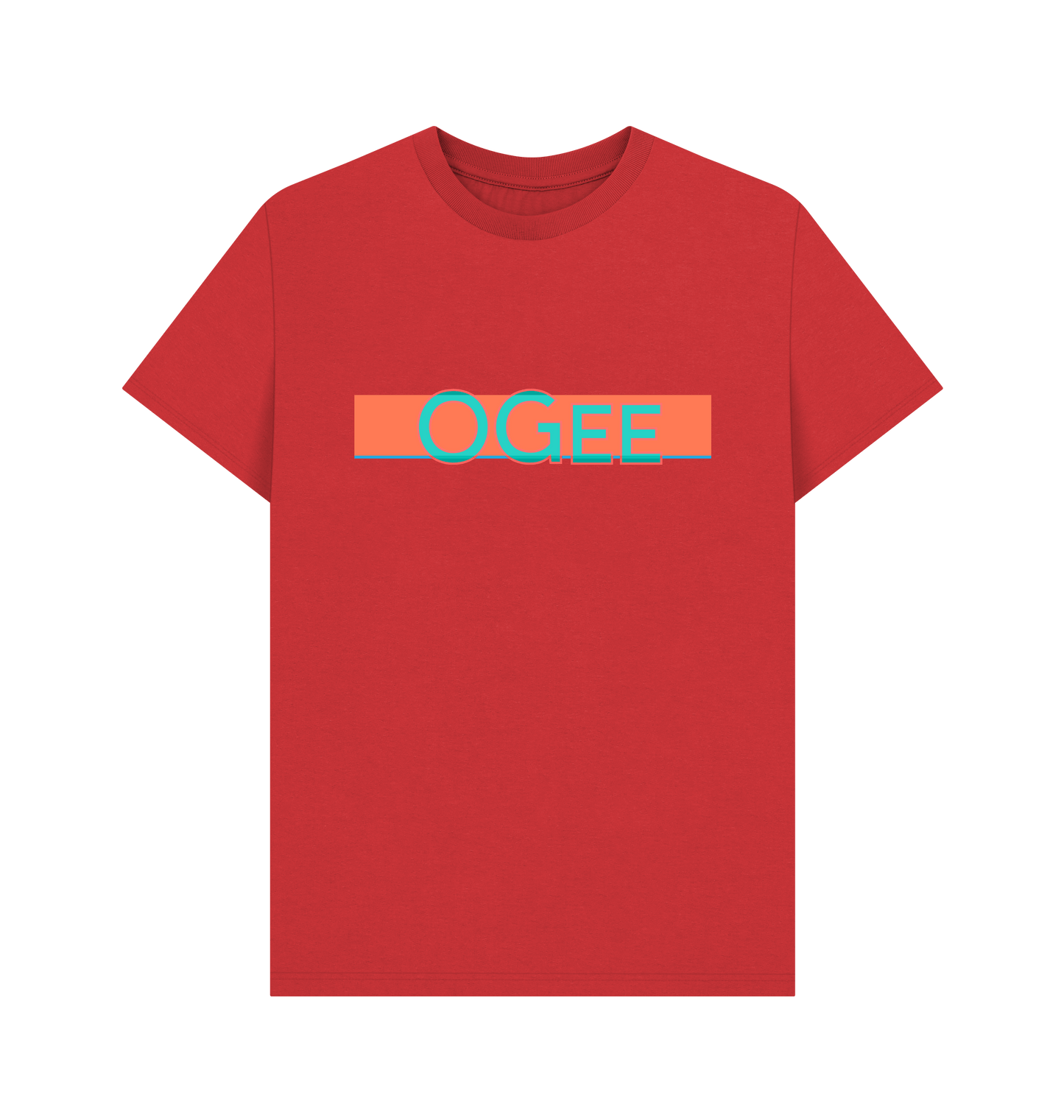Red Printed T-shirt Front