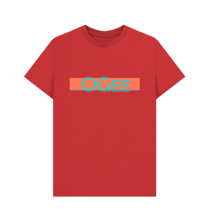 Red Printed T-shirt Front