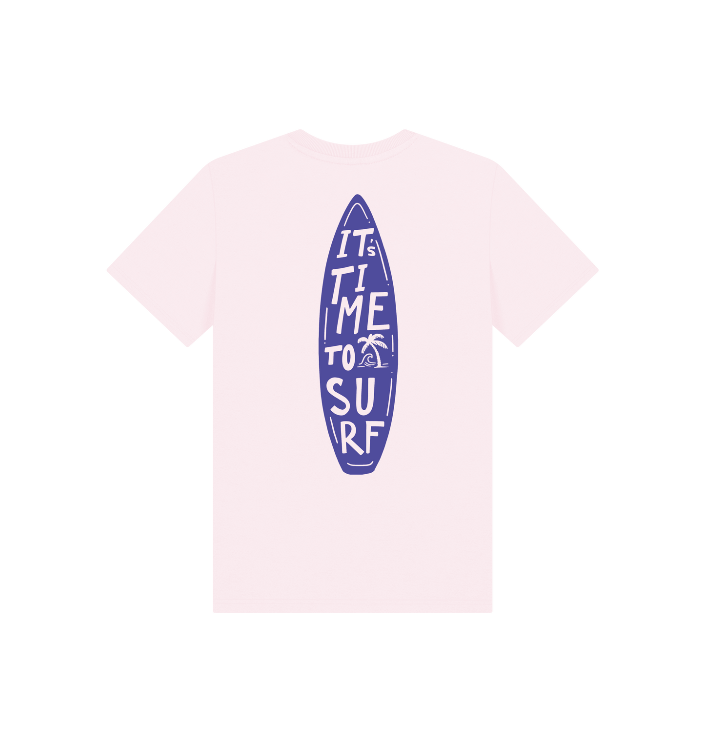 Pink Printed Kids T-Shirt Back