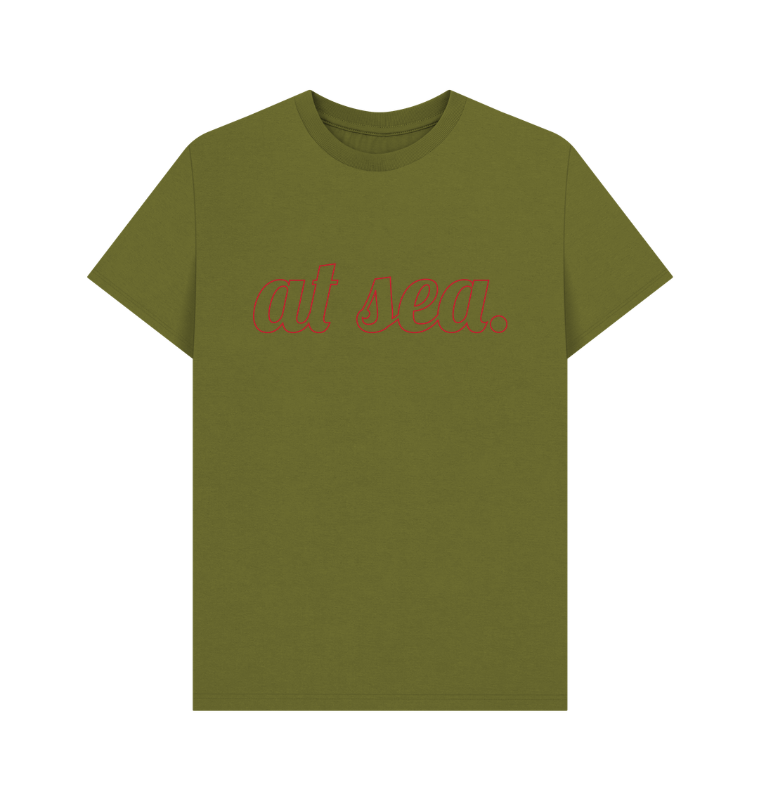 Moss Green Printed T-shirt