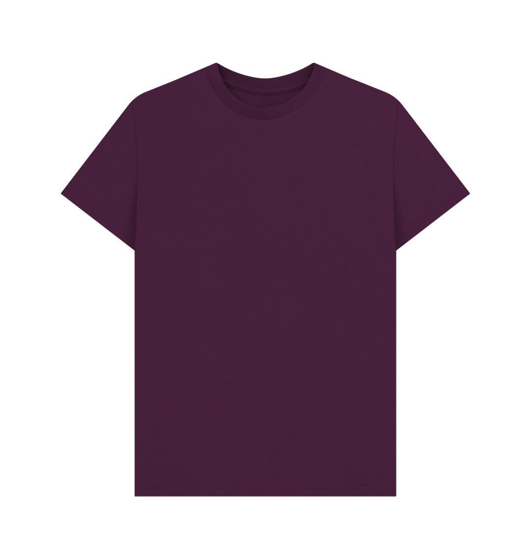 Purple Printed T-shirt Front