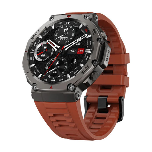 Men's T-Rex 3 GPS Smartwatch - 1.43" AMOLED, 5ATM Waterproof, Fitness Tracker for Men