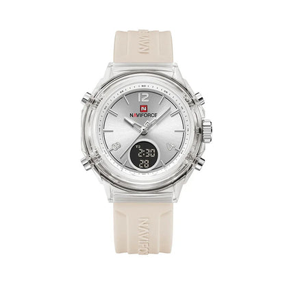 The Navigator: Women's Multifunctional Dual-Time Sport-Chic Quartz Movement Wristwatch