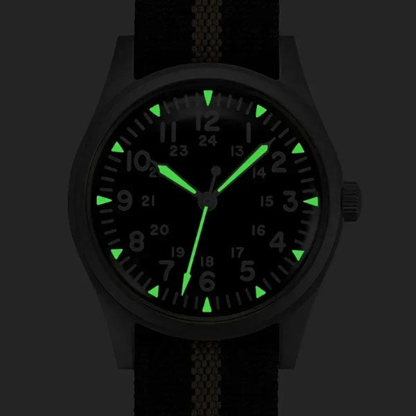 The Heritage Field Watch: Men's RDUNAE RA03: The Vintage Field Watch for the Modern Minimalist