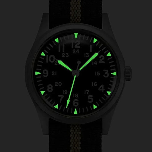 The Heritage Field Watch: Men's RDUNAE RA03: The Vintage Field Watch for the Modern Minimalist